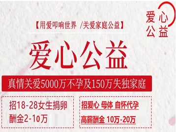 鞍山市捐卵助孕生子 爱心志愿者招募